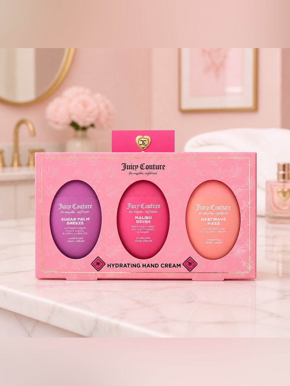 Juicy Couture Hydrating Hand Cream Trio 3 Pc Gift Set